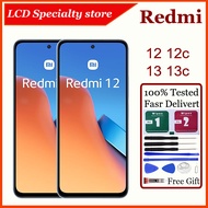 Original For Redmi 12 4G 5G 12c 13 4G 5G 13c 4G 5G LCD Display Touch Screen Replacement
