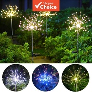 Waterproof Solar Garden Fireworks Lights – LED Christmas Flower Decorative Lamps