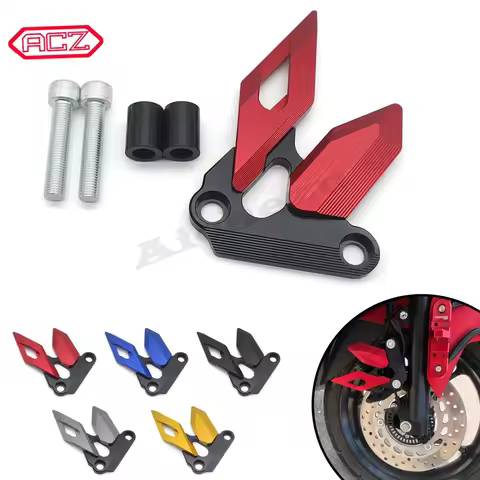 Motorcycle Accessories CNC Front Brake Caliper Cover NMAX Logo Disc Pump Guard Protector For Yamaha 