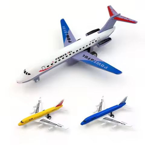 14cm Alloy PVC Airplanes Cartoon Airlines Diecast B747 A380 A340 Plane Models Simulated Aircraft Fli