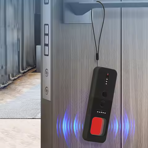 Mini Camera Detector GSM Audio Bug Finder Rechargeable Hiden Lens Device Finder for Personal Privacy