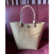 Rattan Woven Bag Color Changing Handle