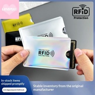 [guyumao] RFID Card Sleeves Anti Scan Anti Magnetic Aluminum Foil Bank ID Card Protector Ultra Slim 