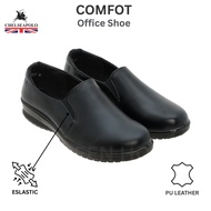 CHELSEAPOLO Nurse Black Lightweight Shoe Anti Slip Soft Comfort Kasut Kerja Hitam Perempuan Long Sta