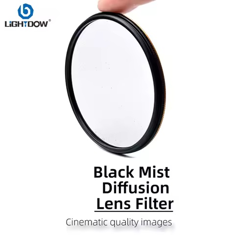 Lightdow Black Mist Diffusion Lens Filter 1/2 1/4 1/8 Slim MRC 49MM 52 55 58 62 67 72 77MM 82MM for 