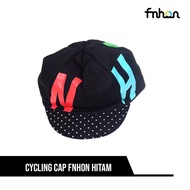 HITAM Cycling CAP FNHON STRIPE Black