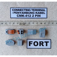 TERMINALconnecting CMK-412 2 PIN FORT CABLE CONNECTOR/