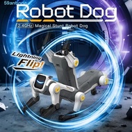 ANTIONE RC Robot Dog, Voice Command Programmable Robot Dog, Stunt Robot Electric Pet Singing Dancing