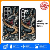 Case Casing Samsung Galaxy S25 S24 S23 S22 S21 Ultra Plus FE 5G Dragon Naga Art YD1340