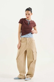 AMUSE BKK - Taco Pants กางเกงคาร์โก้ มาพร้อมกิมมิคน่ารักๆ ทรงสวย