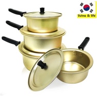 Korean Eat Like korean celerity Korean street vendor pot with handle Yellow pot with handle/ Ramen p