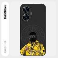 [CS74] Softcase Tpu Motif Case Stone Island Realme C67 4G Realme C55 C53 C51 Real 5 Real 6 Real 7 Re