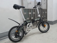 二手14寸車，超好踩，七速，唔摺