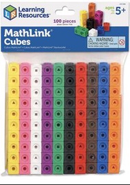 Learning Resources MathLink cubes 立方體 教育計數玩具