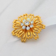 [BH5014] Keronsang Zhulian / Gold Plated Brooch Jewellery