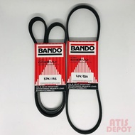 BANDO Proton Wira 1.6 Original Air Con and Alternator Belt 5PK1145 4PK780 Belting Set