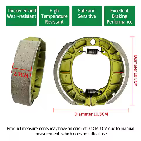 105mm Rear Brake Shoes Brake Pad for GY6 50 GY6 80 GY6 125 CG125 CG150 139QMB 152QMI 156FMI Scooter 