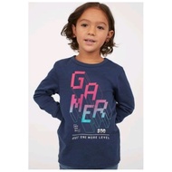 Grade b H&M navy gamer long Children's T-Shirt 1.5-2 Years