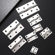 2pcs Packing Cabinet Door Wooden Box Small Hinge 8cm/10cm/13cm Stainless Steel Hinged Door Cabinet H