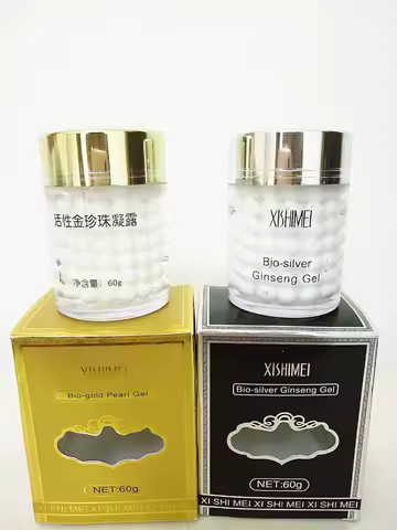 Original XISHIMEI New Packing 2 BOX Bio-Gold day cream & Phyto Pearl Night Cream Anti Aging Export C
