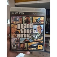 GTA V Grand Theft Auto V with MAP PS3 Game Preloved