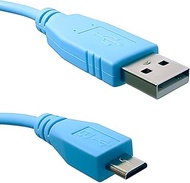 Aexus Micro USB Console Cable for Cisco | USB Type A to Micro-B 6 ft (1.8 Meters) | CAB-USB-UB= | US
