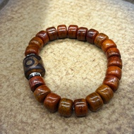 Budala Palace Series {Yak Bone-Three Eye Dzi Beads Universe String Coupling System} Yak Bone Three E