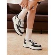 ELLE Black White Panda Shoes Heightening Women's Shoes 2026 New Style Summer Thick-Soled Shoes Women