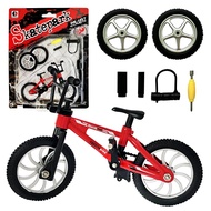 Metal Finger Bike Mountain Bike Toys Functional Kids Finger Bicycle Mini Finger BMX Set Gift for Kid