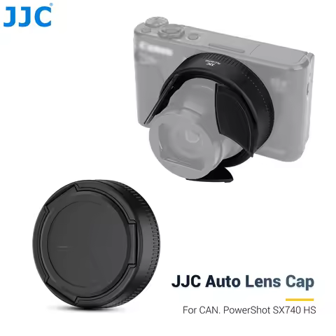 JJC Lens Cap For Canon PowerShot SX740 HS Automatic Lens Cover Coque Lens Protector For Canon SX740H