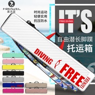 [Whale Qi] Flange Left Freediving Long Fin Box Check-In Box Storage Bag Can Hold C4 One Shoulder Can
