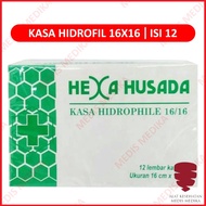 Kasa Hidrofil 16 x 16 cm Hexa Husada Gauze Swab Kain Pembersih Luka
