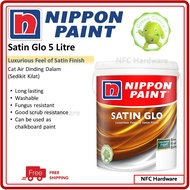 NIPPON PAINT Satin Glo 1001 Brilliant White 5 Litre