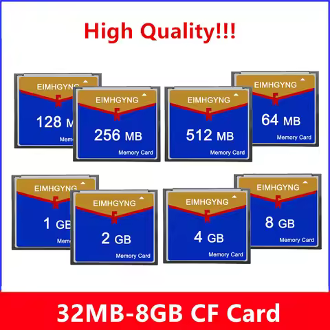 Original CF Card 32MB 64MB 128MB 256MB 512MB 1GB 2GB 4GB 8GB Compact Flash Card Industry CF Card Mem