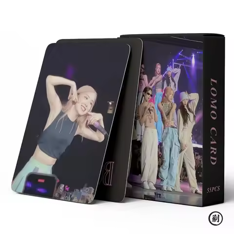 55 unids/caja equipo coreano gira mundial chica grupo tarjetas fotográficas Lomo tarjetas colección 