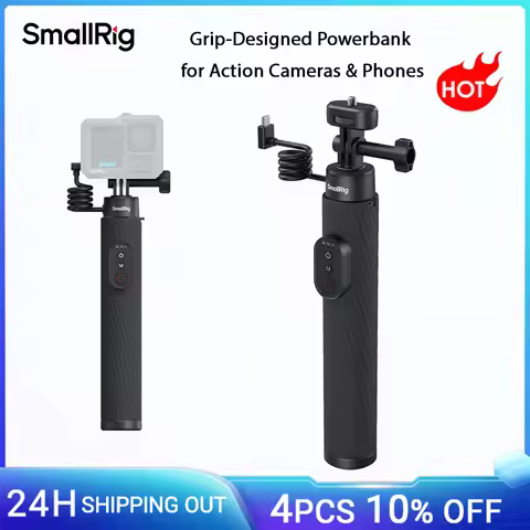 SmallRig Grip-Designed Powerbank for Action Cameras & Phones with Wireless Remote Controller for GoP