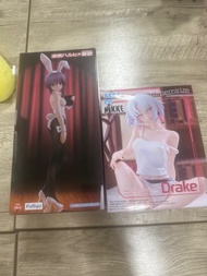 FURYU 兔女郎 Figure + SEGA Drake Figure