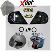 [VISOR & SIDE CAP] ACCESORIES XDOT G518/G518B/SWAN/BLITZ/XPLORER/MDHDZ/LTD/INDEX/LASER/MVSTAR