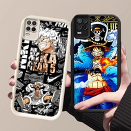 DK-75 One Piece Luffy Silicone Casing black and white for OPPO Realme Narzo 30 A54 8S V13 8 Q3 Pro 5