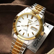 SEIKO 5 Automatic รุ่น SNKK94K1 นาฬิกาข้อมือผู้ชายสายแสตนเลส สองกษัตริย์ - มั่นใจ สินค้าของแท้ 100% ประกันสินค้า 1 ปี