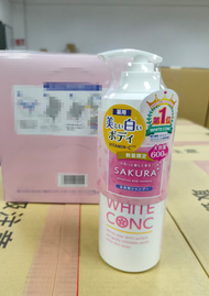 WHITE CONC 櫻花沐浴露 600ML【平行進口】