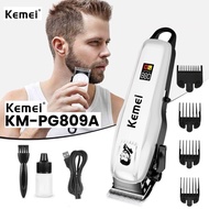 Hair Clipper Kemei KM PG809a 3IN1 Alat Cukur Rambut Kumis dan Jenggot Rechargeable