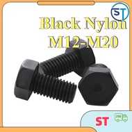 Black Nylon Allen Screw Plastic Screw Insulated Hex Head Screw Plastic Bolt Screw M12/M14/M16/M18/M2