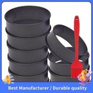 8 Pack Stainless Steel English Muffin Rings 4 Inch Crumpet Rings Nonstick Pastry Ring Mold,Egg Rings