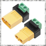 [D E O K] 2pcs  Connectors Terminal Adapter, to 2Pin Solderless Terminal Adapter for Solar Panels,Mo