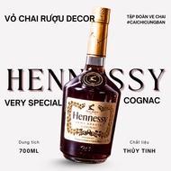 [DECOR] Hennessy Very Special Cognac decorative wine bottles Make decor, desk decor
