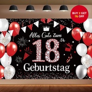 Happy Birthday Banner for 18th Birthday  Banner Selamat Hari Lahir ke-18