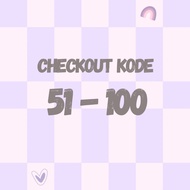 (LIVE) CHECKOUT CODE 51 - 100