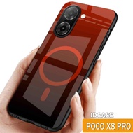 Softcase Glass Glitter Glass For poco X8 PRO - Casing hp Poco X8 Pro - K04