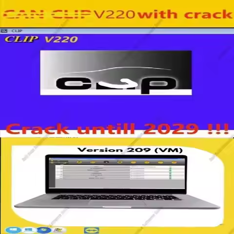 2025 Newest SW V215 V212 V209 V220 For Renault Can Clip Diagnostic Tool Free Gifts +Reprog V191 +Dia